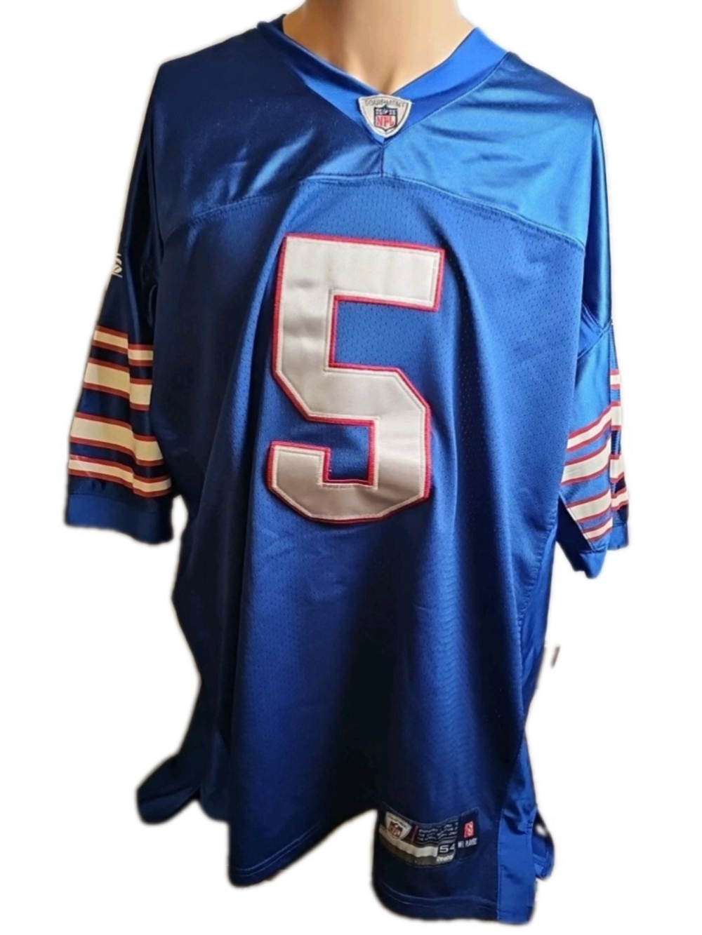 Trent Edwards #5 Buffalo Bills NFL Reebok On Field Jersey Throwback Size 54